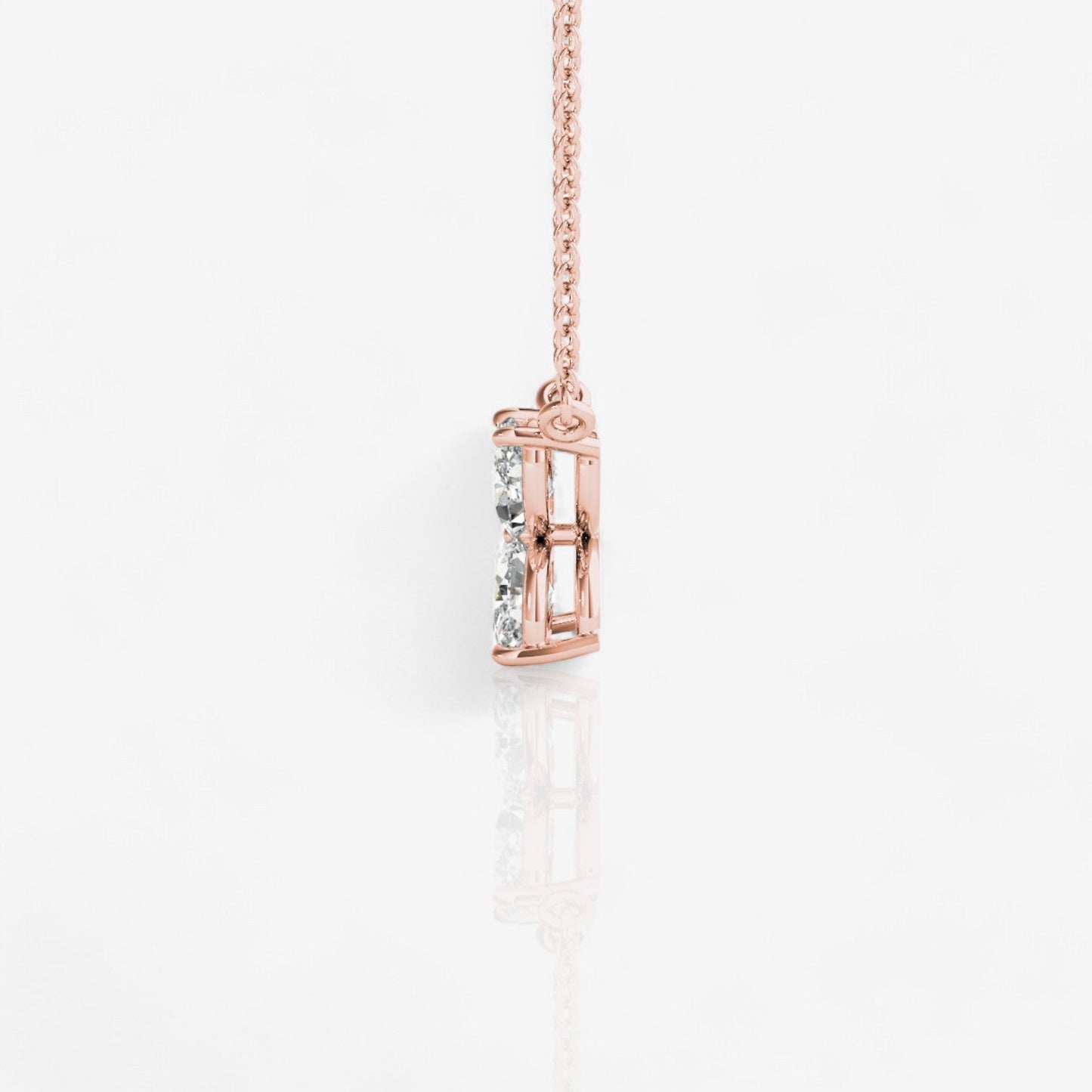 14kt rose gold/0.25/side