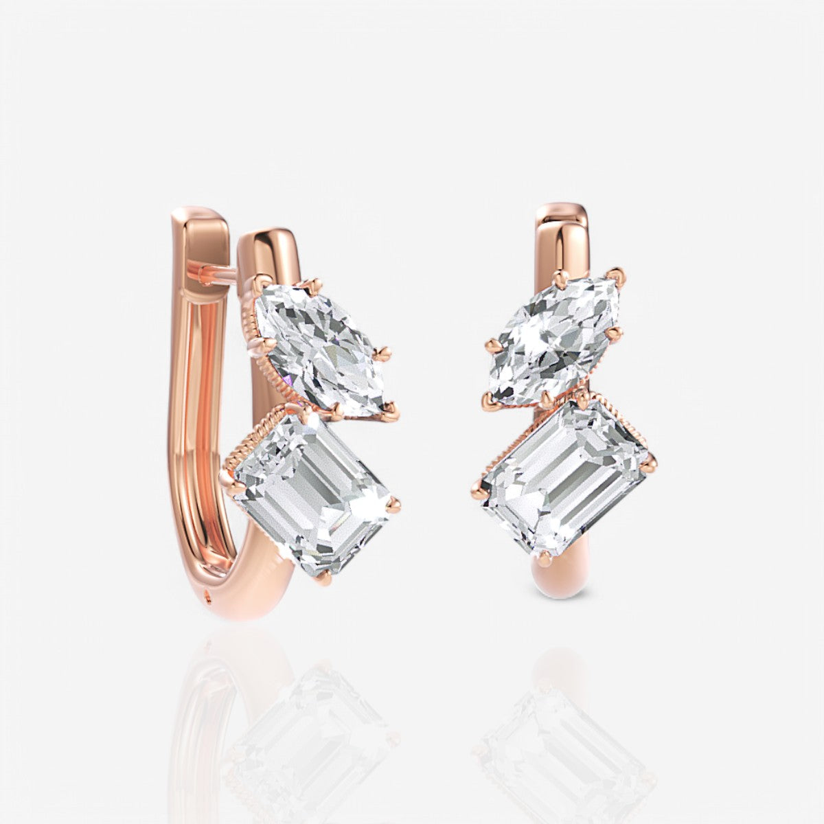 18kt rose gold/3.00