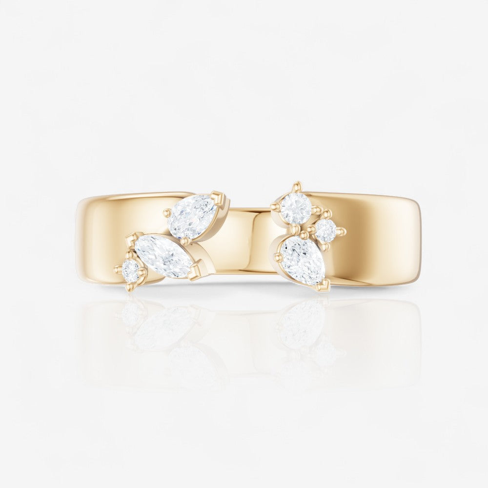 14kt yellow gold/perspective