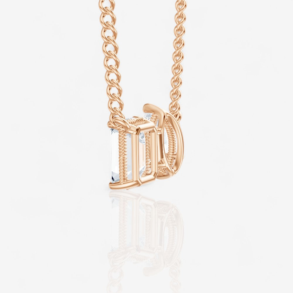 18kt rose gold/1.15/side