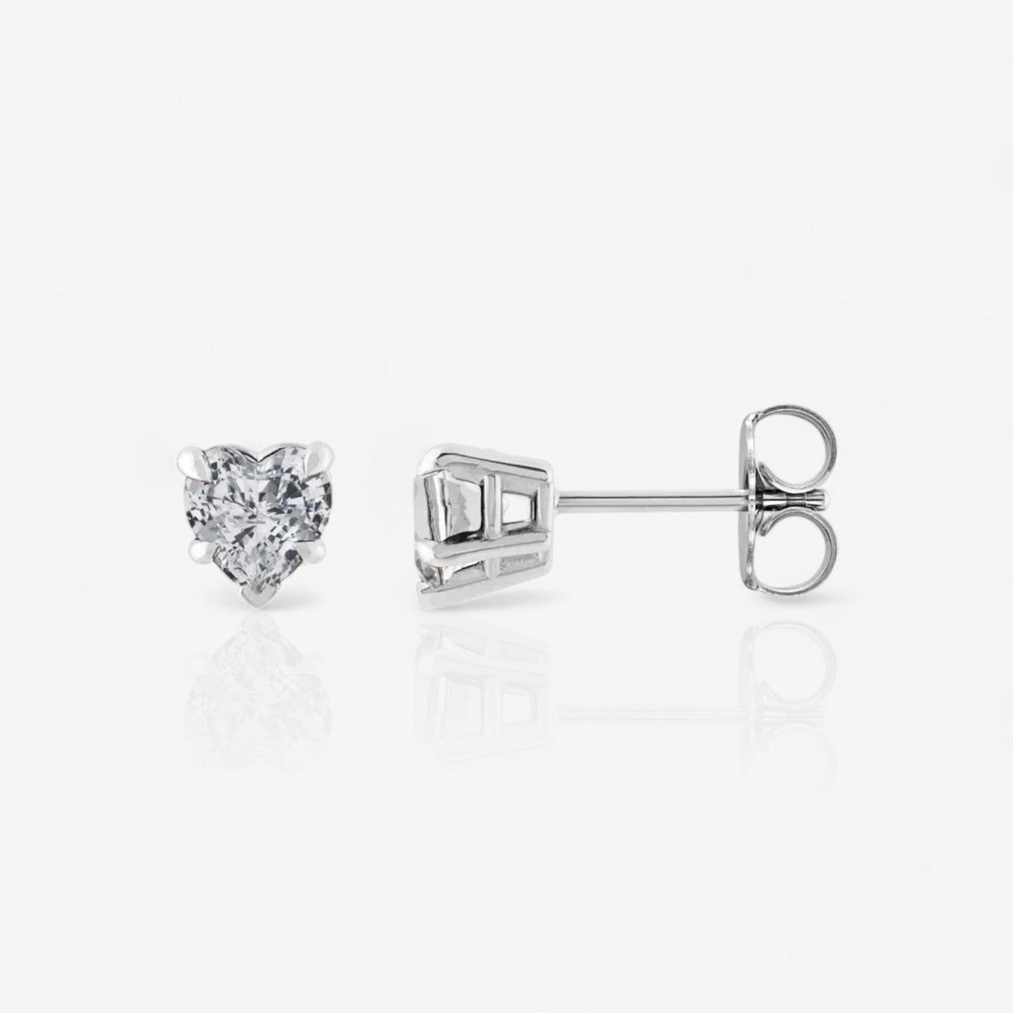 14KT WHITE GOLD/0.50/1.00/1.50/2.00/PUSH-BACK/SIDE