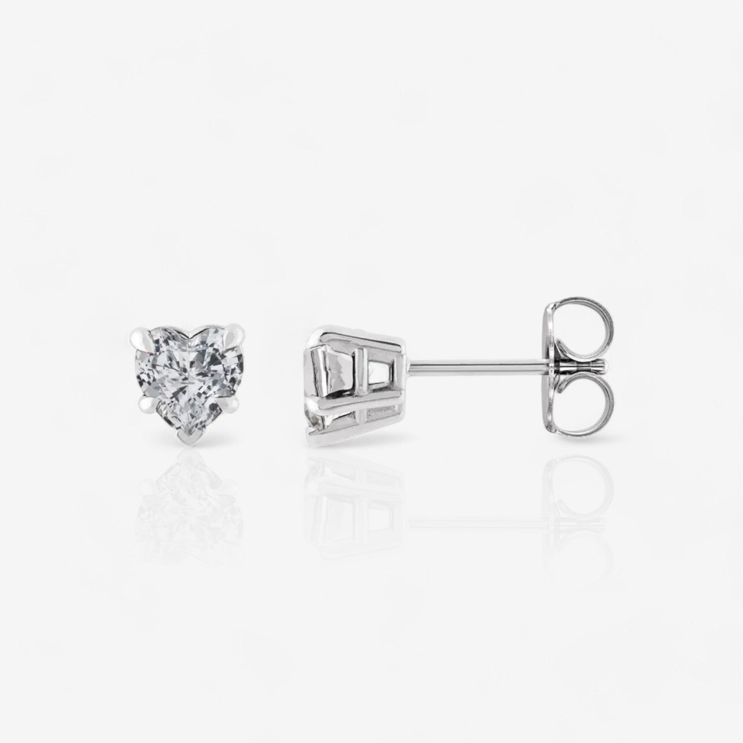 14KT WHITE GOLD/0.50/1.00/1.50/2.00/PUSH-BACK/SIDE