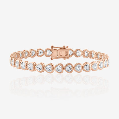14kt rose gold/earth grown/lab grown/6.40/top