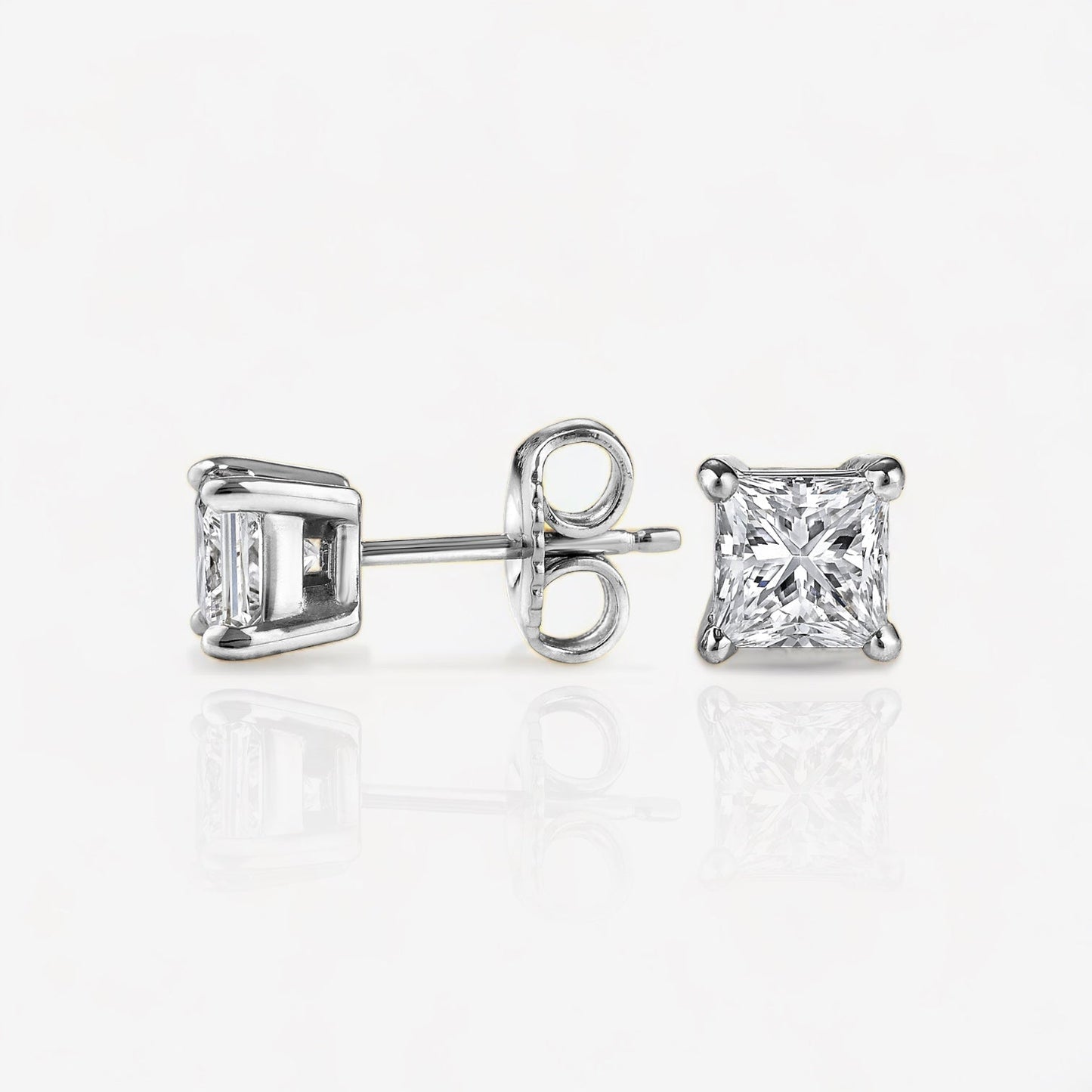14kt white gold/18kt white gold/platinum/0.25/0.33/0.50/0.75/1.00/1.50/push-back/side