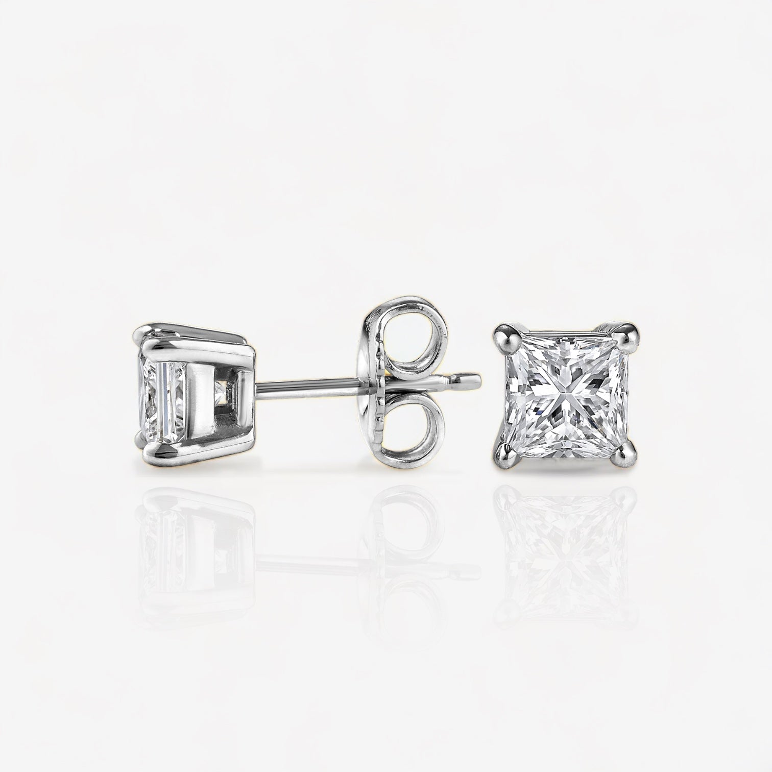 14kt white gold/18kt white gold/platinum/0.25/0.33/0.50/0.75/1.00/1.50/push-back/side