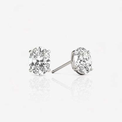 14kt White Gold/18kt white gold/platinum/0.60/0.80/1.00 /push-back/screw-back/top