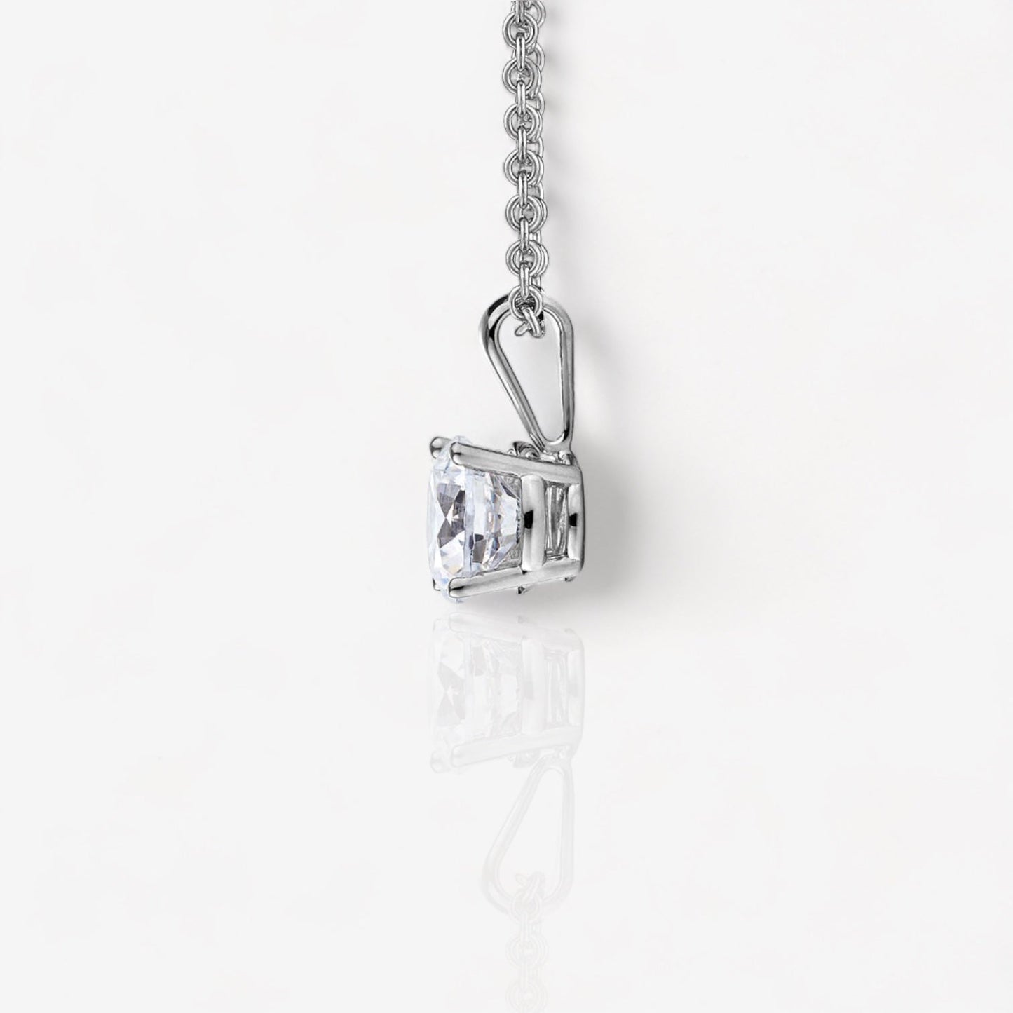 14kt White Gold/18kt White Gold/Platinum/0.25/0.50/0.75/ 1.00/1.50/2.00/2.50/side
