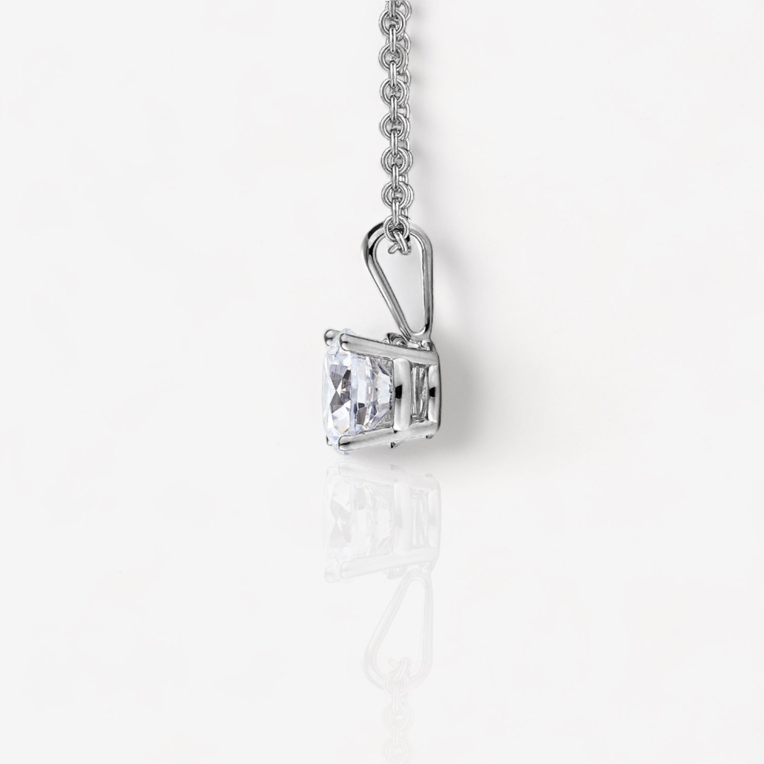 14kt White Gold/18kt White Gold/Platinum/0.25/0.50/0.75/ 1.00/1.50/2.00/2.50/side