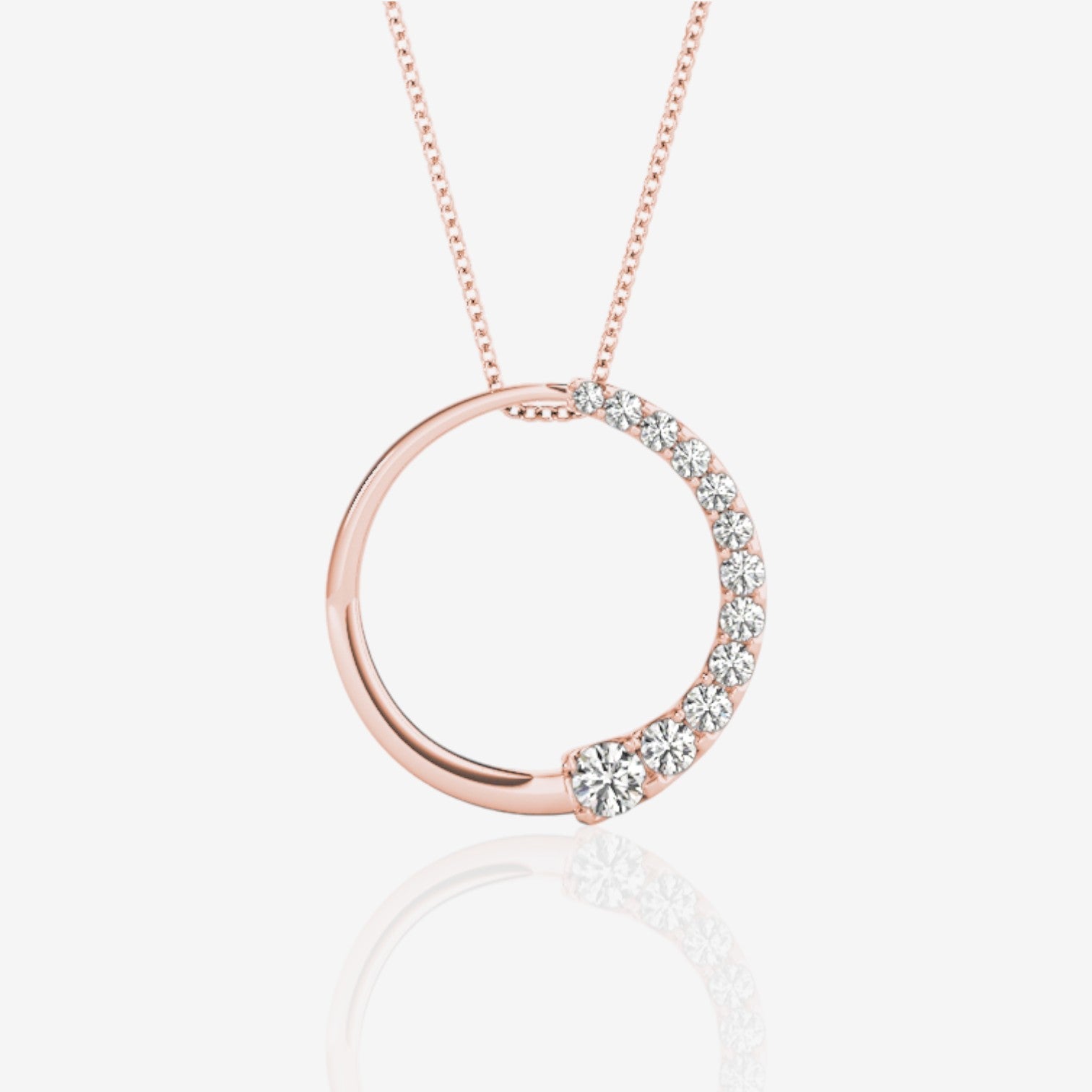 14kt rose gold/0.25/0.50/1.00/top