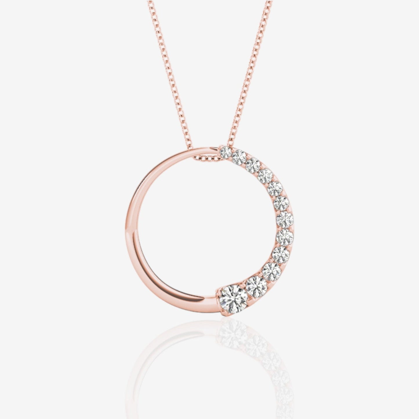 14kt rose gold/0.25/0.50/1.00/top