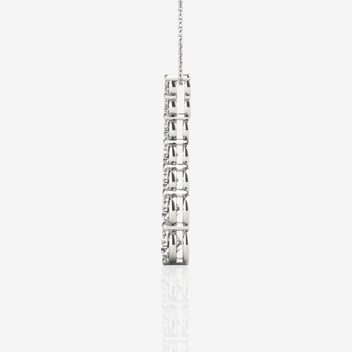 14kt white gold/0.50/1.00/1.50/2.00/2.50/side