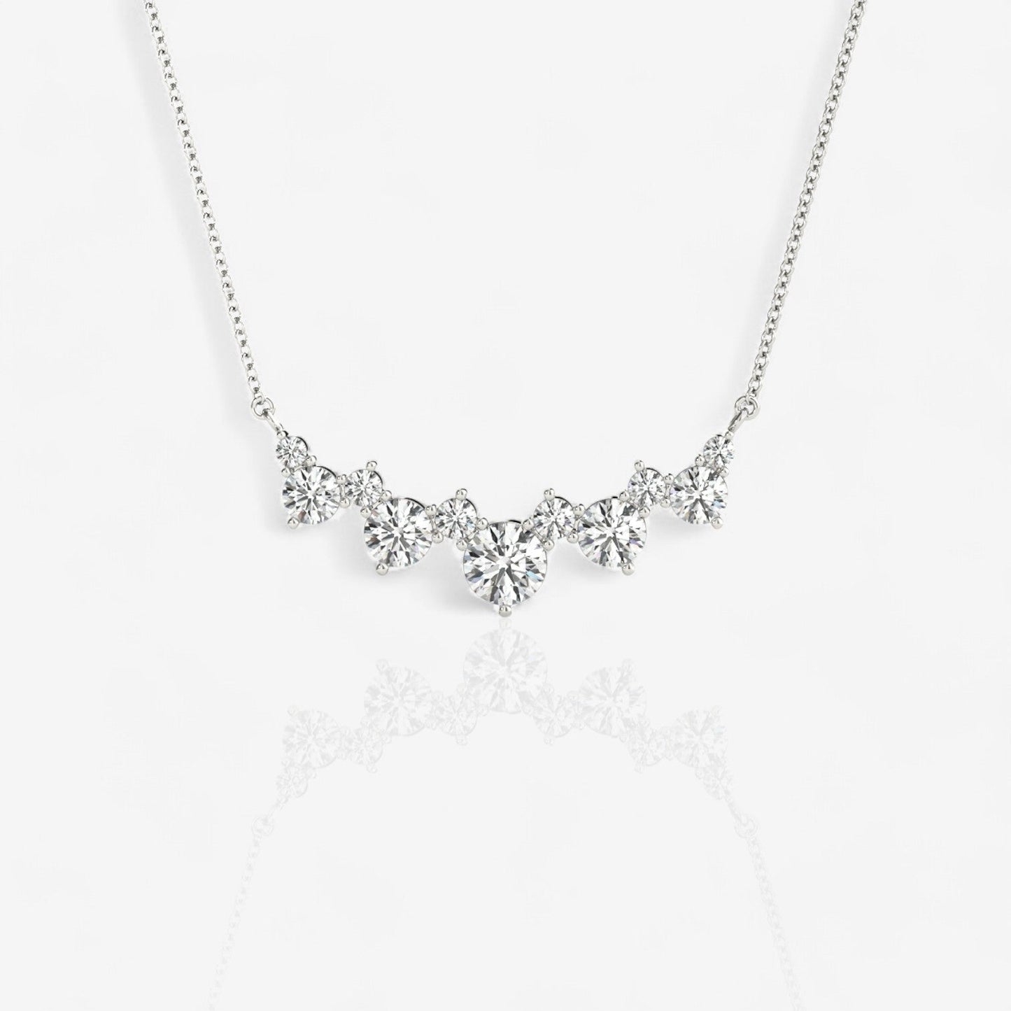 14kt white gold/0.88/top
