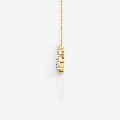 14kt yellow gold/0.88/side