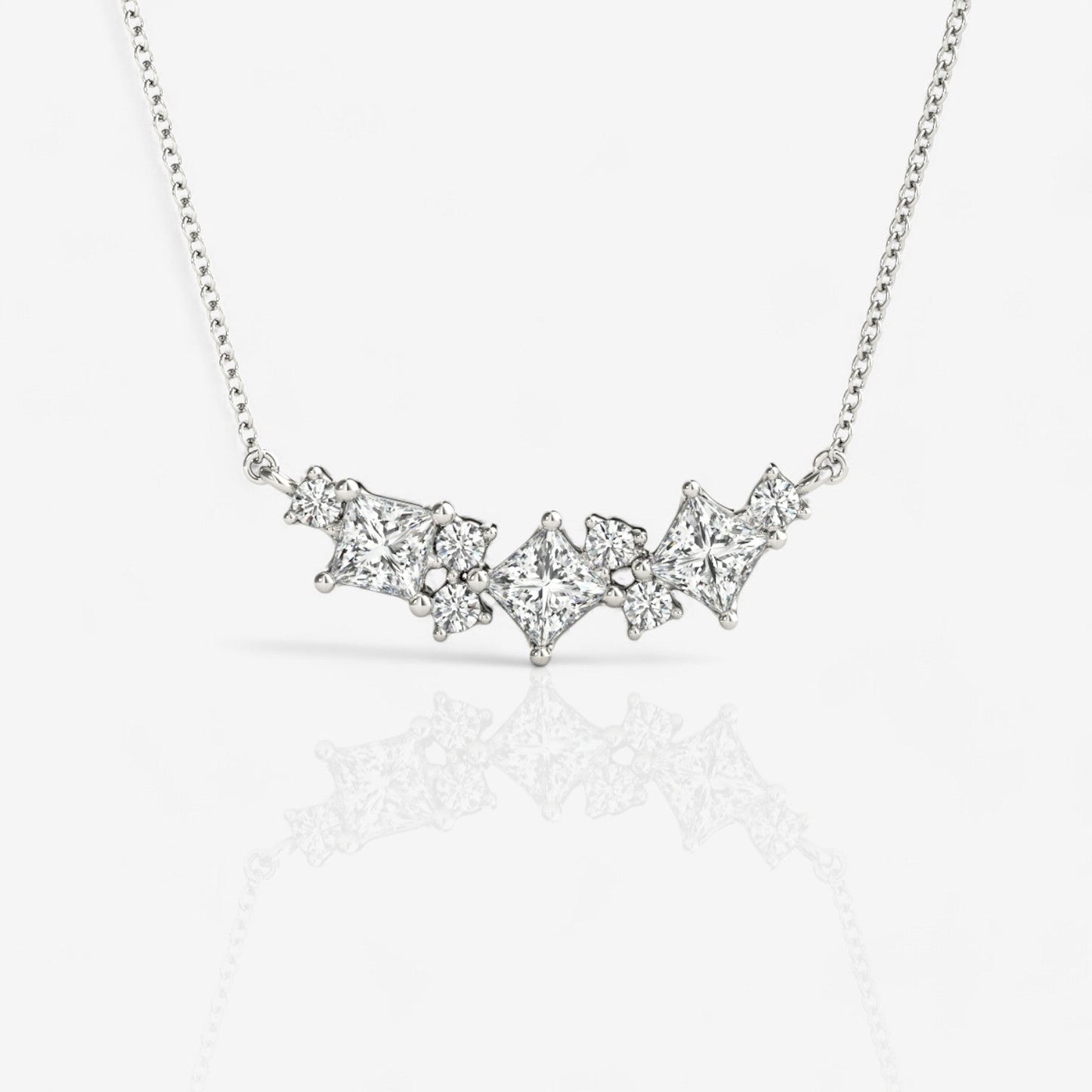 14kt white gold/0.63/top