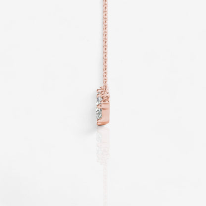 14kt rose gold/0.63/side