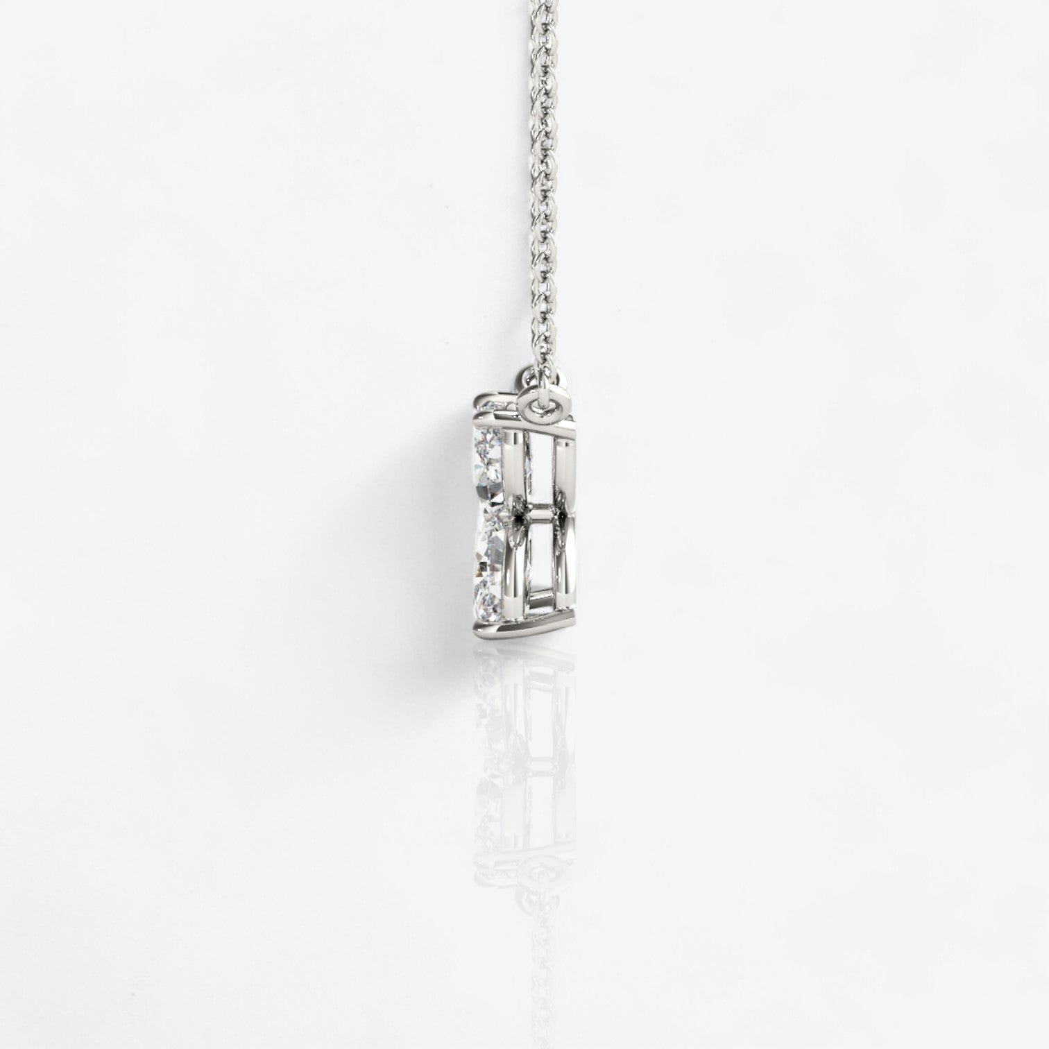 14kt white gold/0.25/side