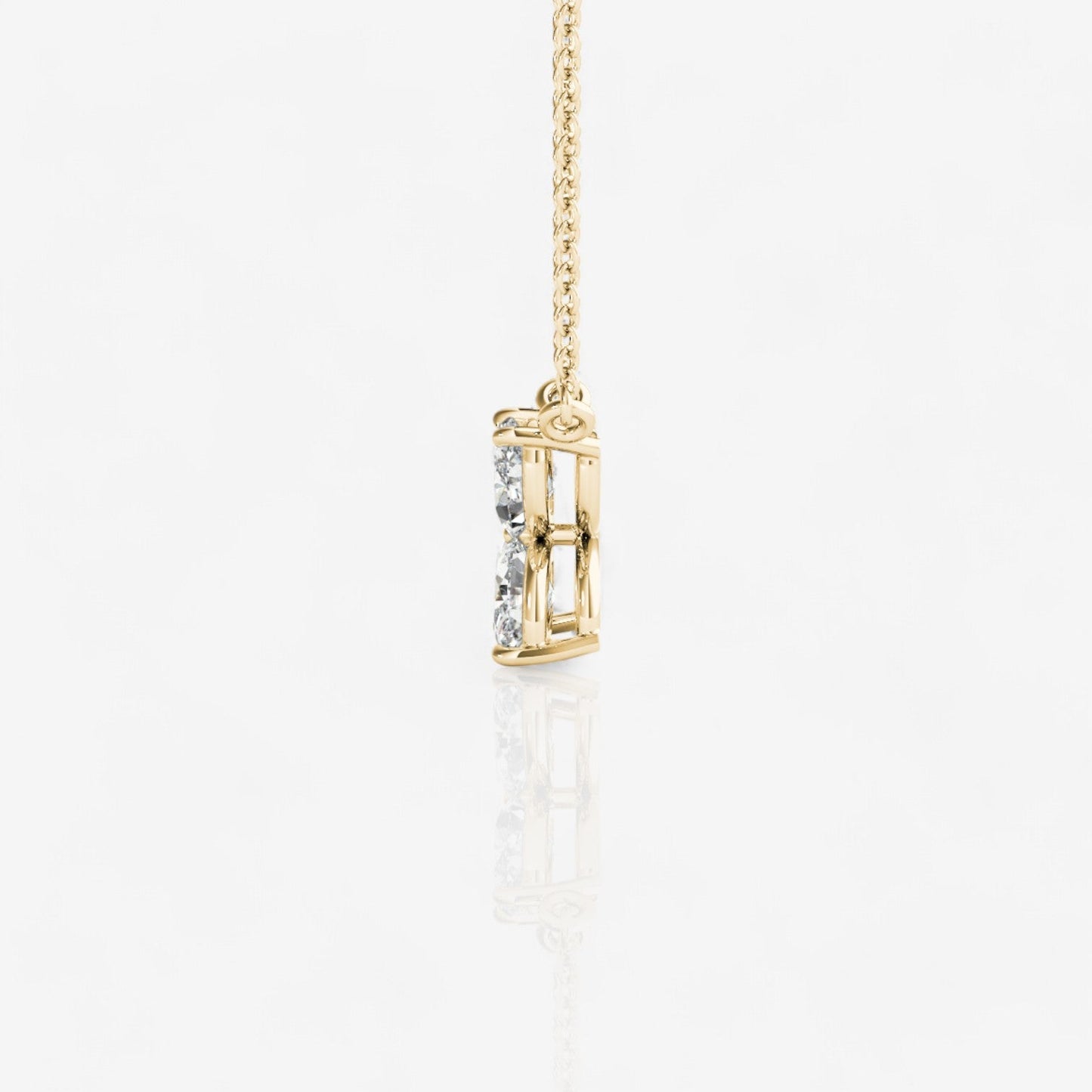 14kt yellow gold/0.25/side