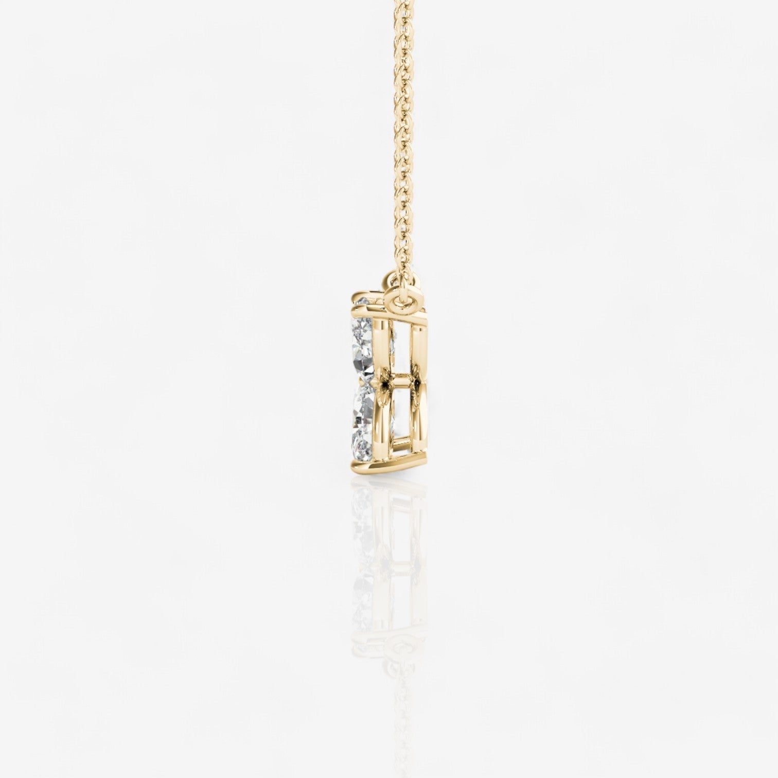 14kt yellow gold/0.25/side