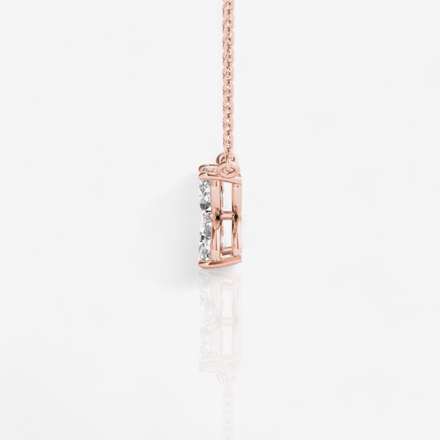 14kt rose gold/0.25/side