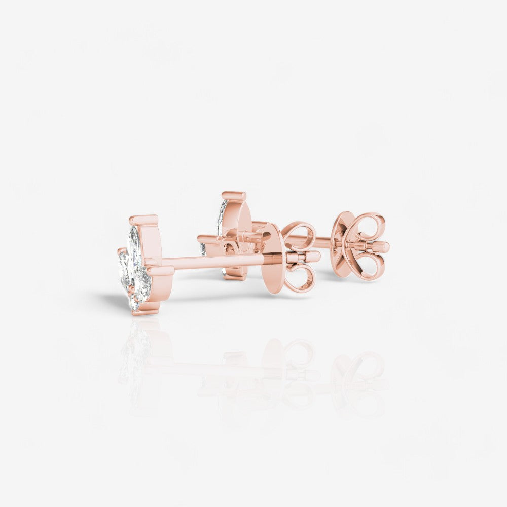 14kt rose gold/0.50/side