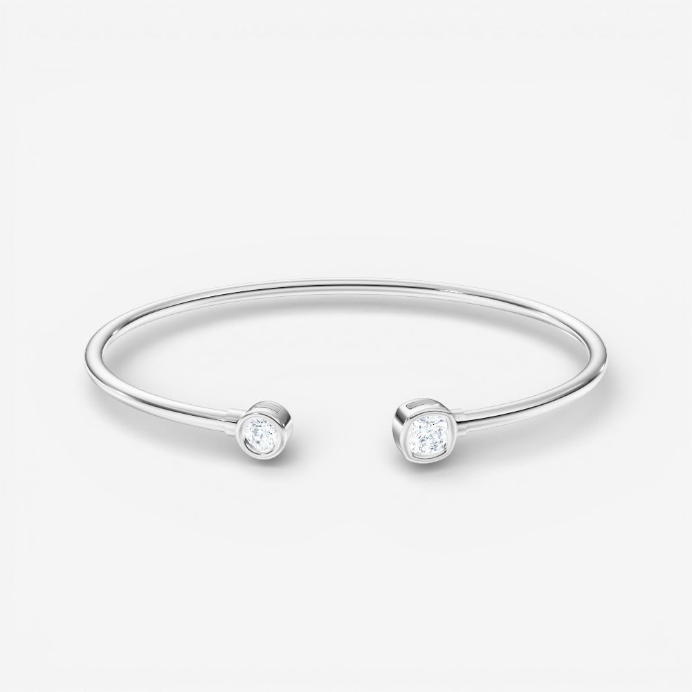 14kt white gold/18kt white gold/1.05/top