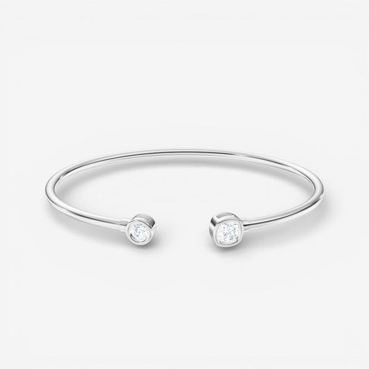 14kt white gold/18kt white gold/1.05/top