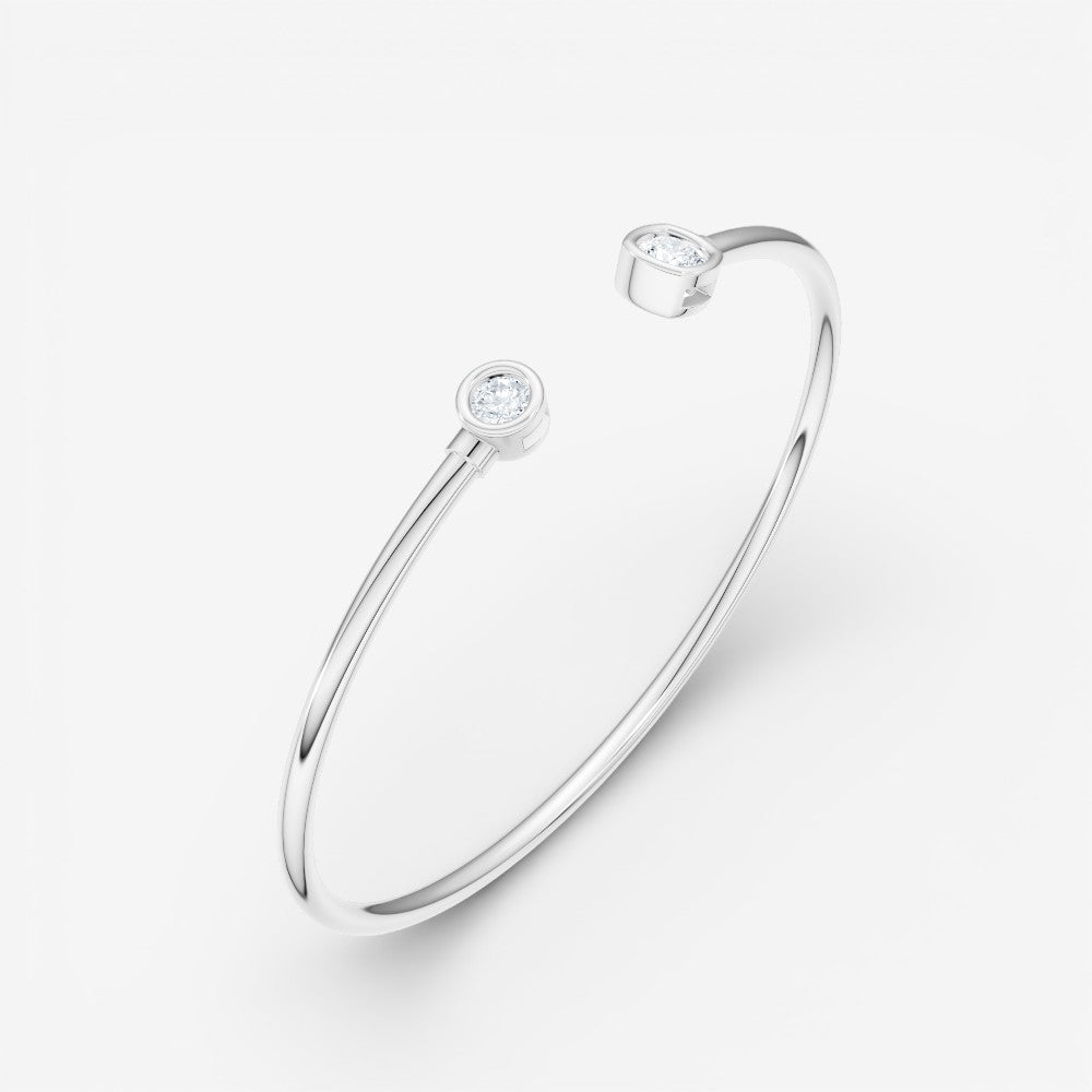 14kt white gold/18kt white gold/1.05/front