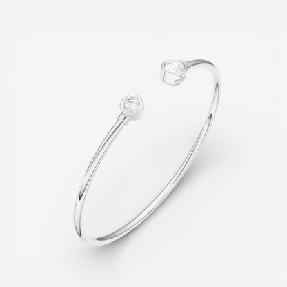 14kt white gold/18kt white gold/0.85/front