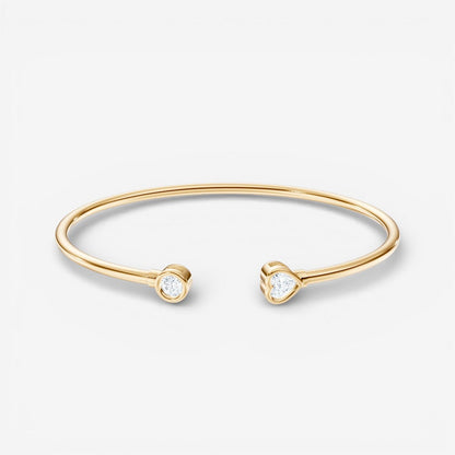 14kt yellow gold/18kt yellow gold/0.80/top