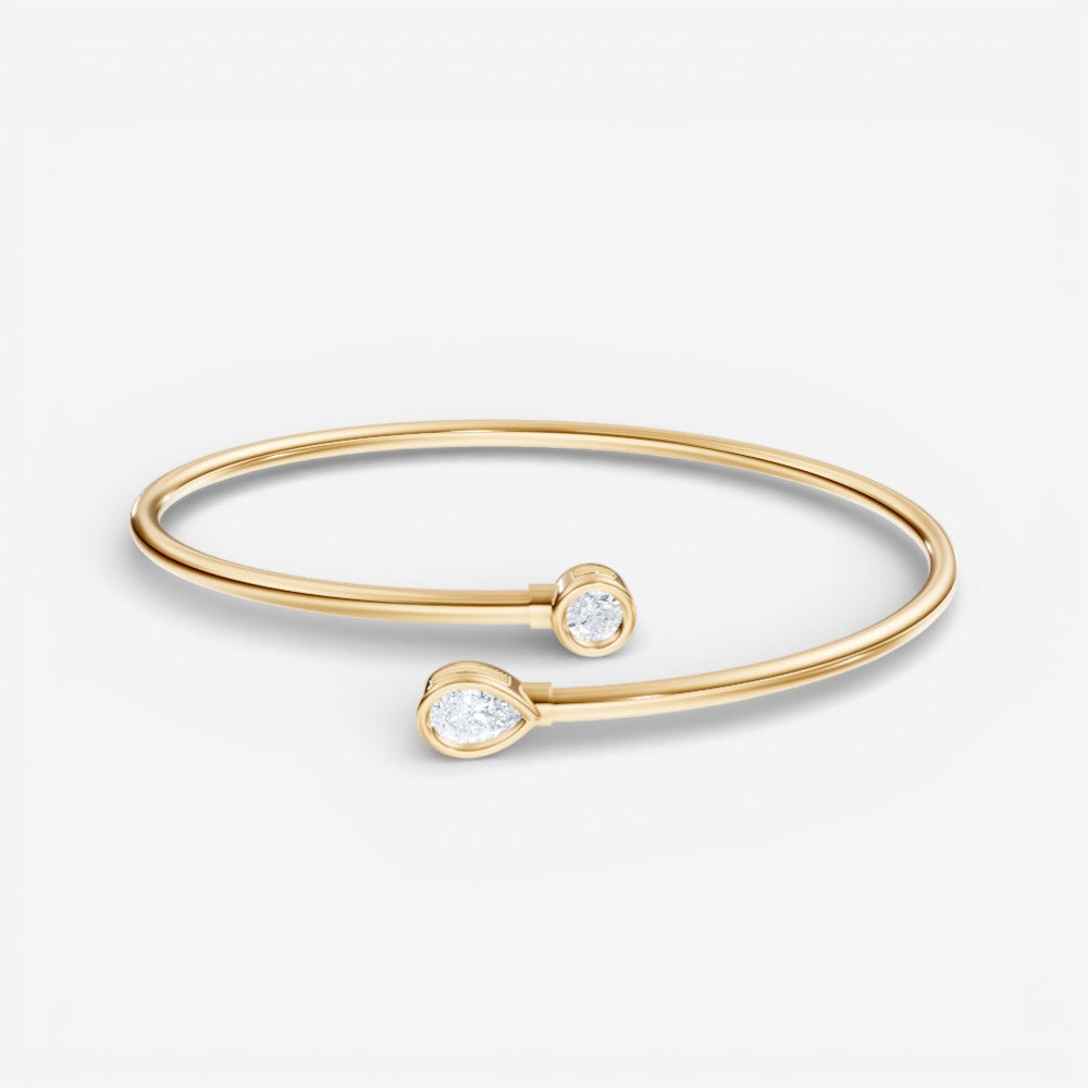 14kt yellow gold/18kt yellow gold/0.85/top