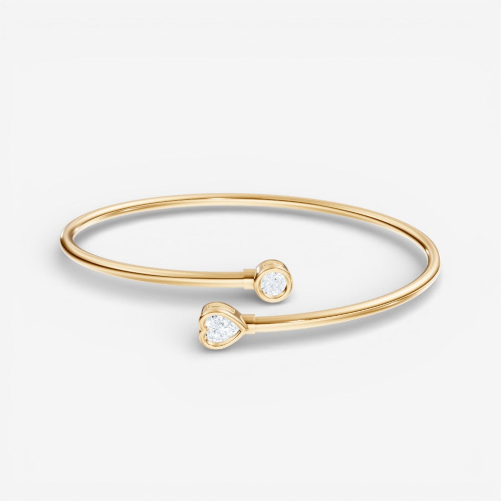 14kt yellow gold/18kt yellow gold/0.80/top