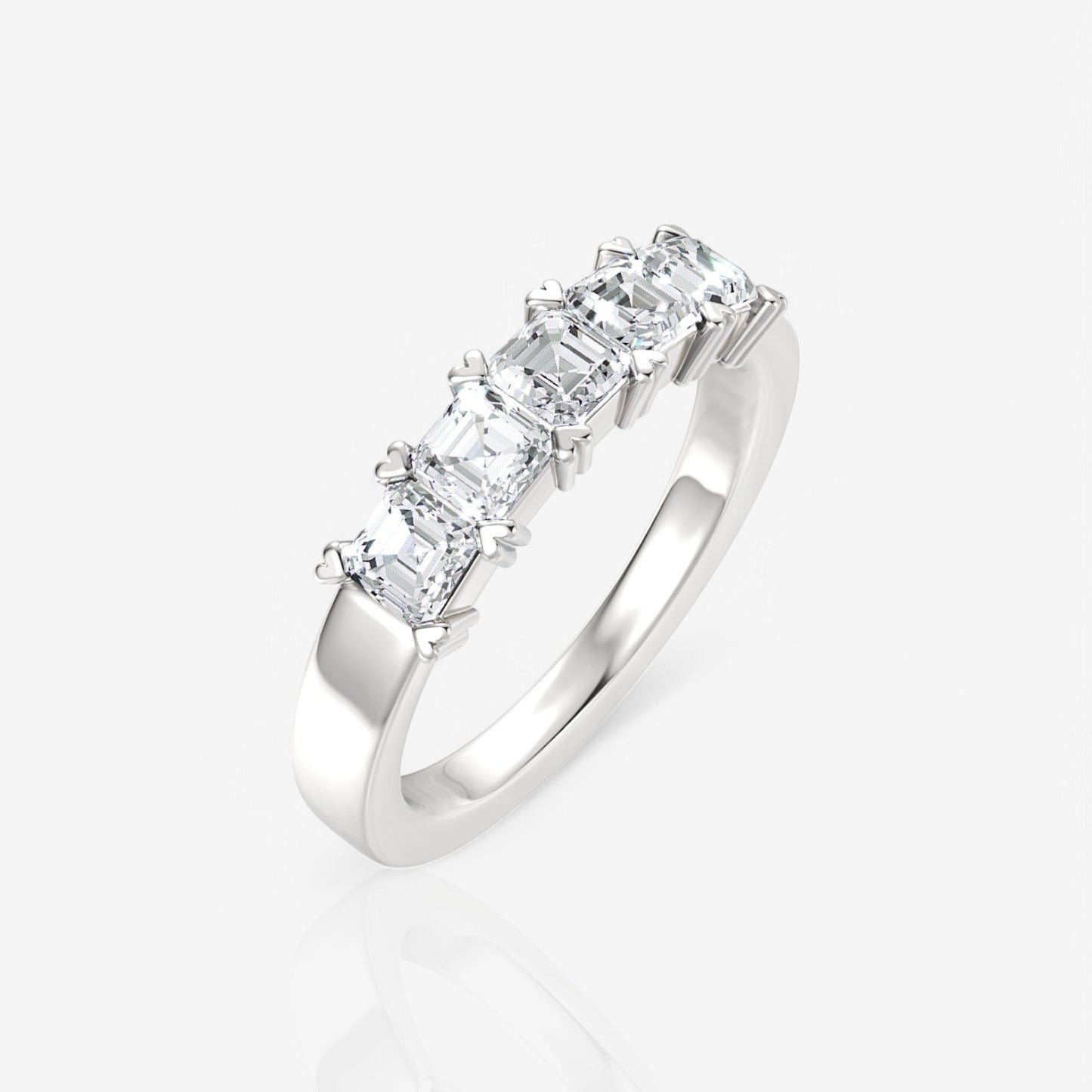 14kt white gold/18kt white gold/platinum/0.75/front