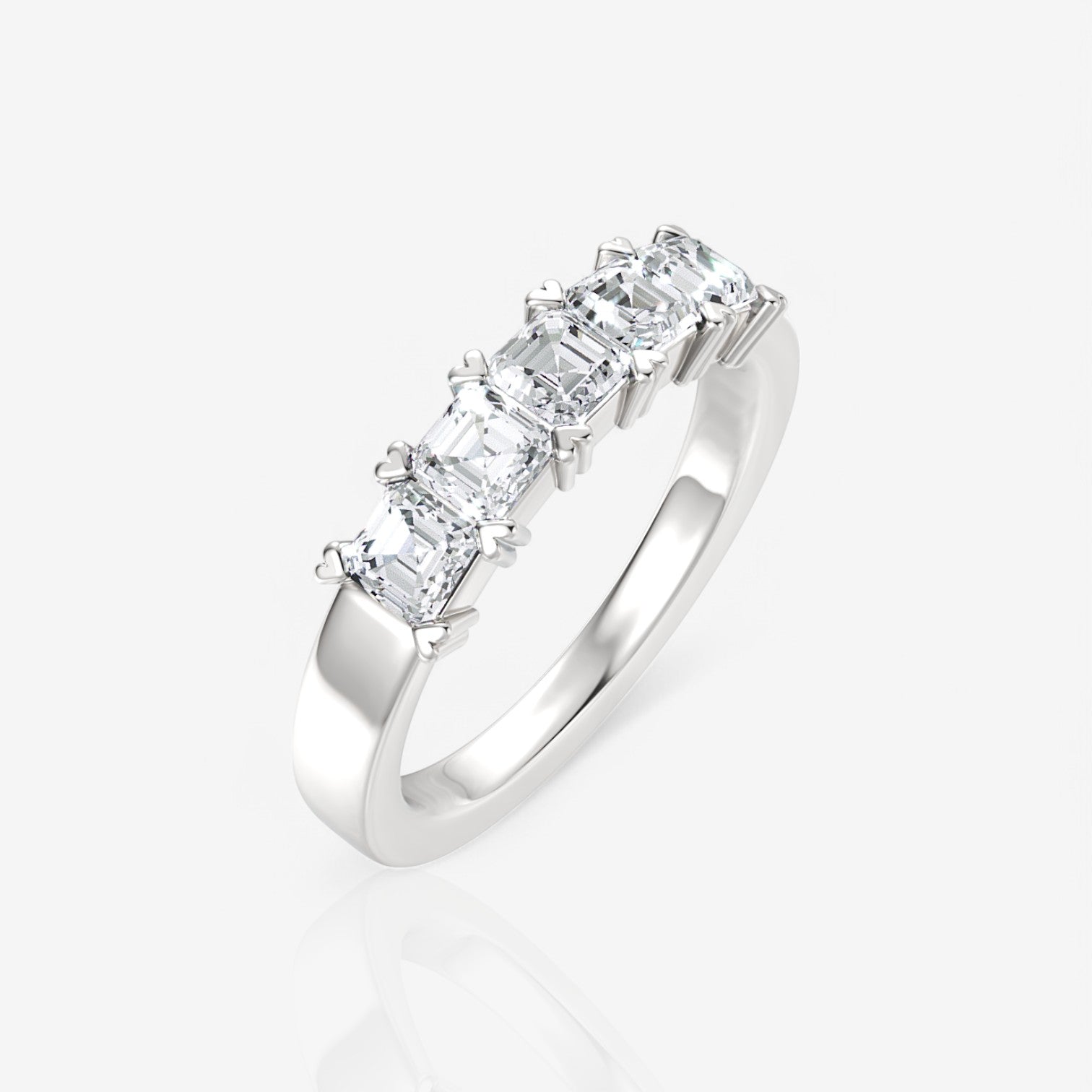 14kt white gold/18kt white gold/platinum/0.75/front