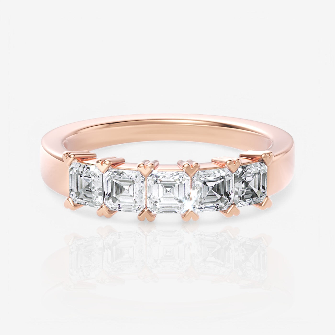 18kt rose gold/1.00/top