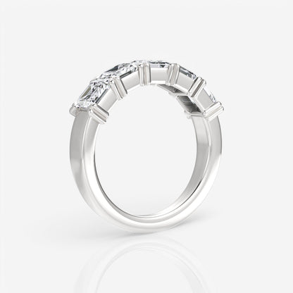 14kt white gold/18kt white gold/platinum/2.00/side