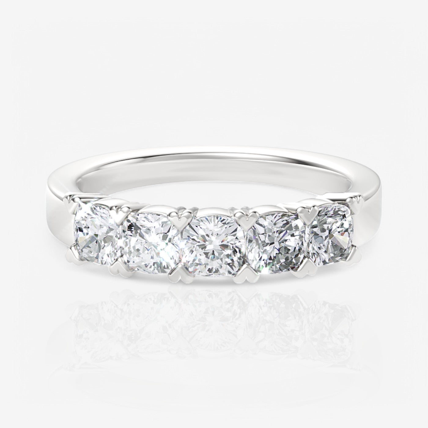 14kt white gold/18kt white gold/platinum/0.75/top