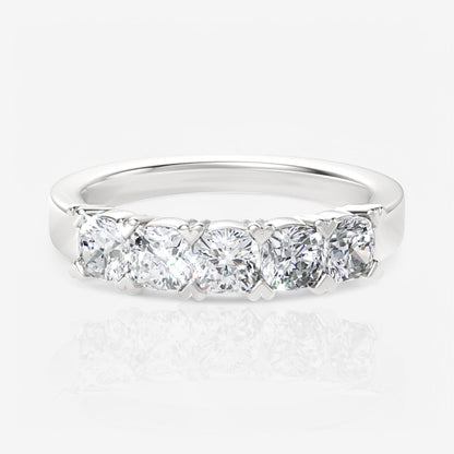 14kt white gold/18kt white gold/platinum/0.75/top