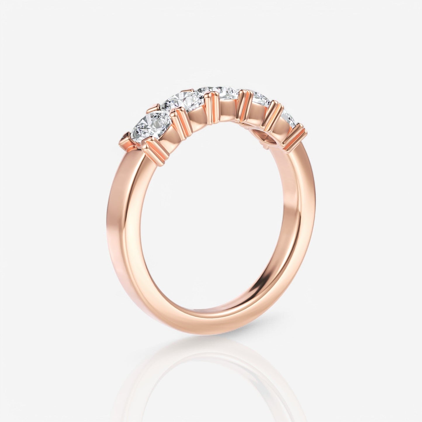 18kt rose gold/0.50/side