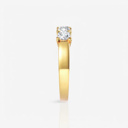 18kt yellow gold/0.75/perspective