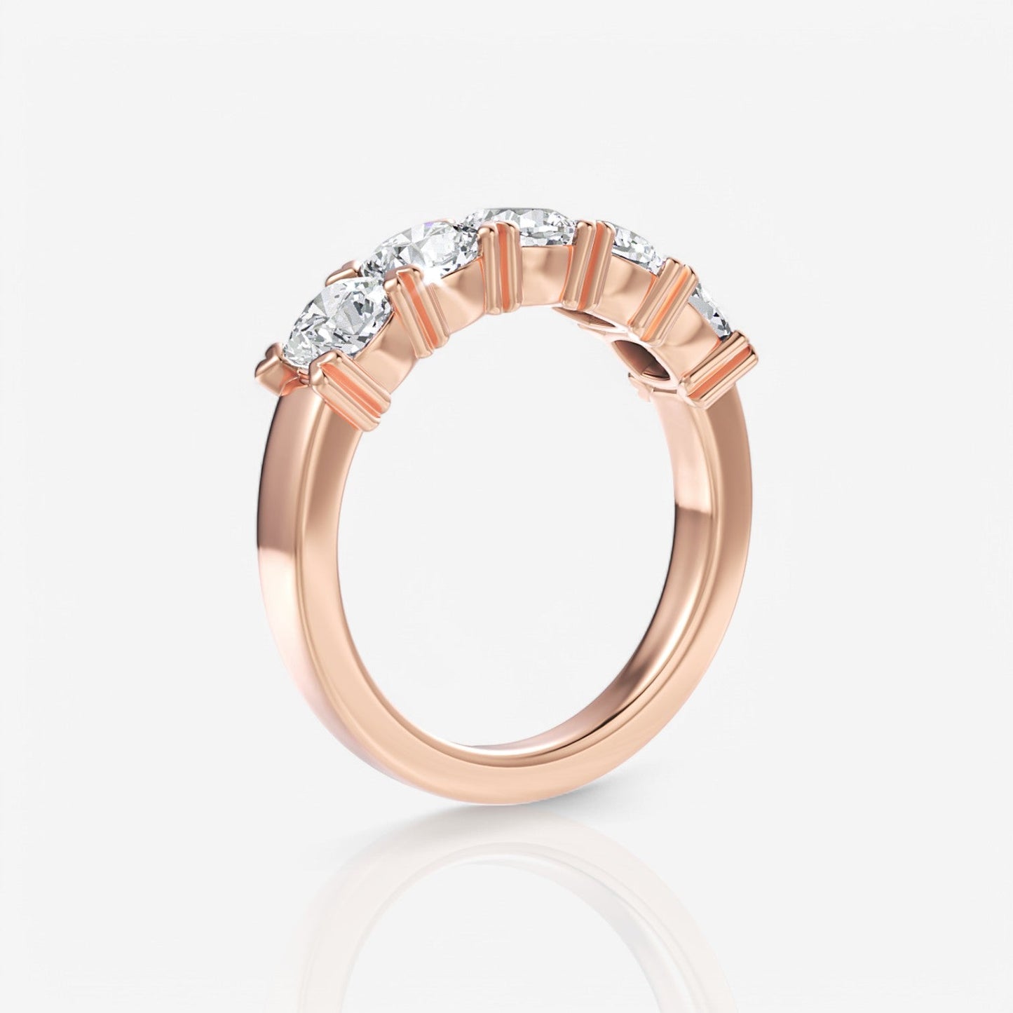 18kt rose gold/2.00/side