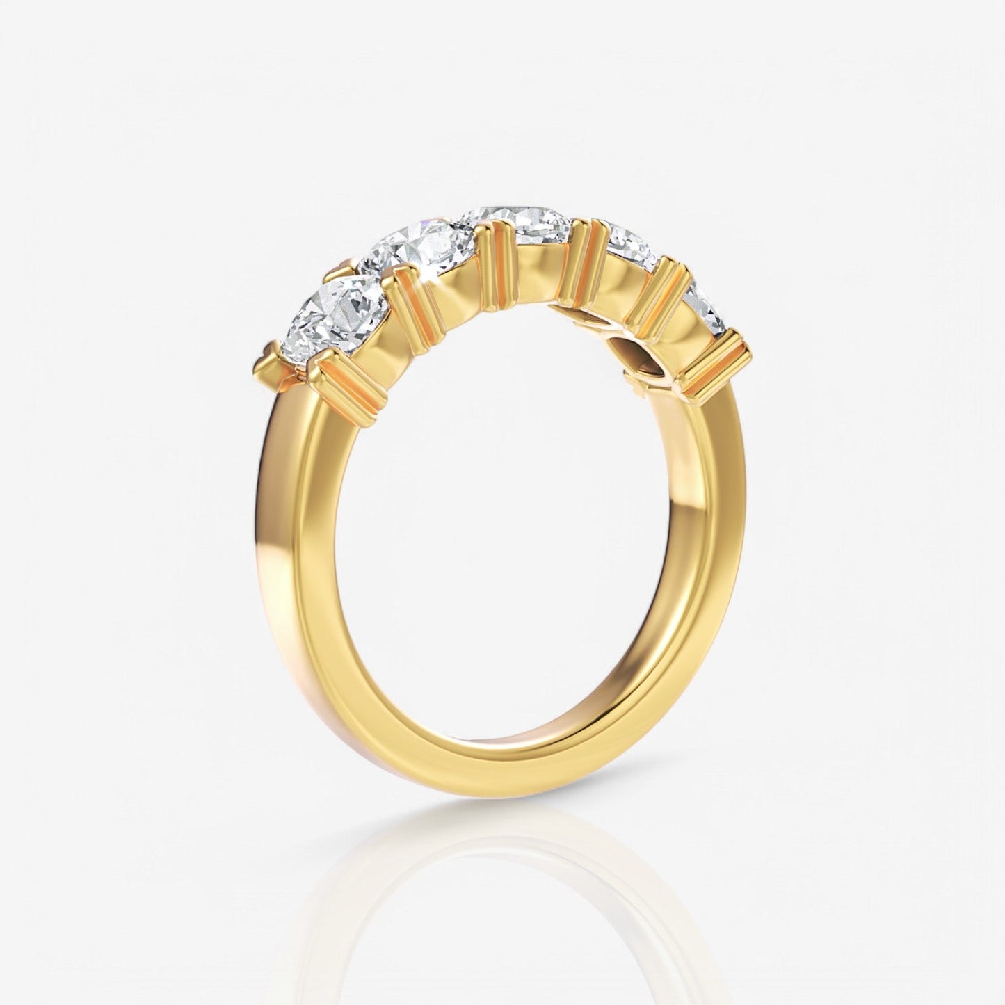 18kt yellow gold/2.00/side