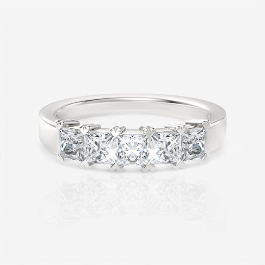 14kt white gold/18kt white gold/platinum/0.75/top