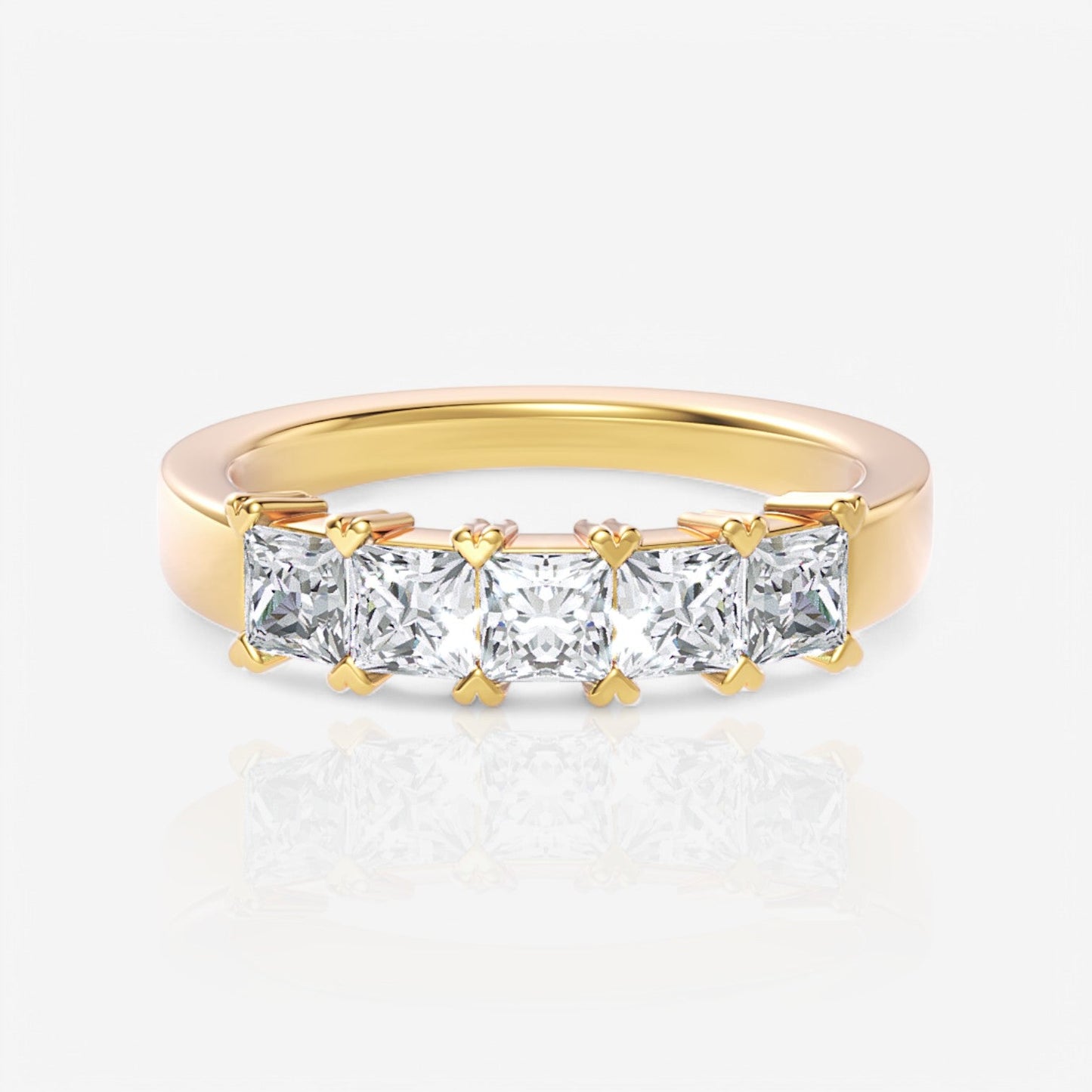18kt yellow gold/0.75/top