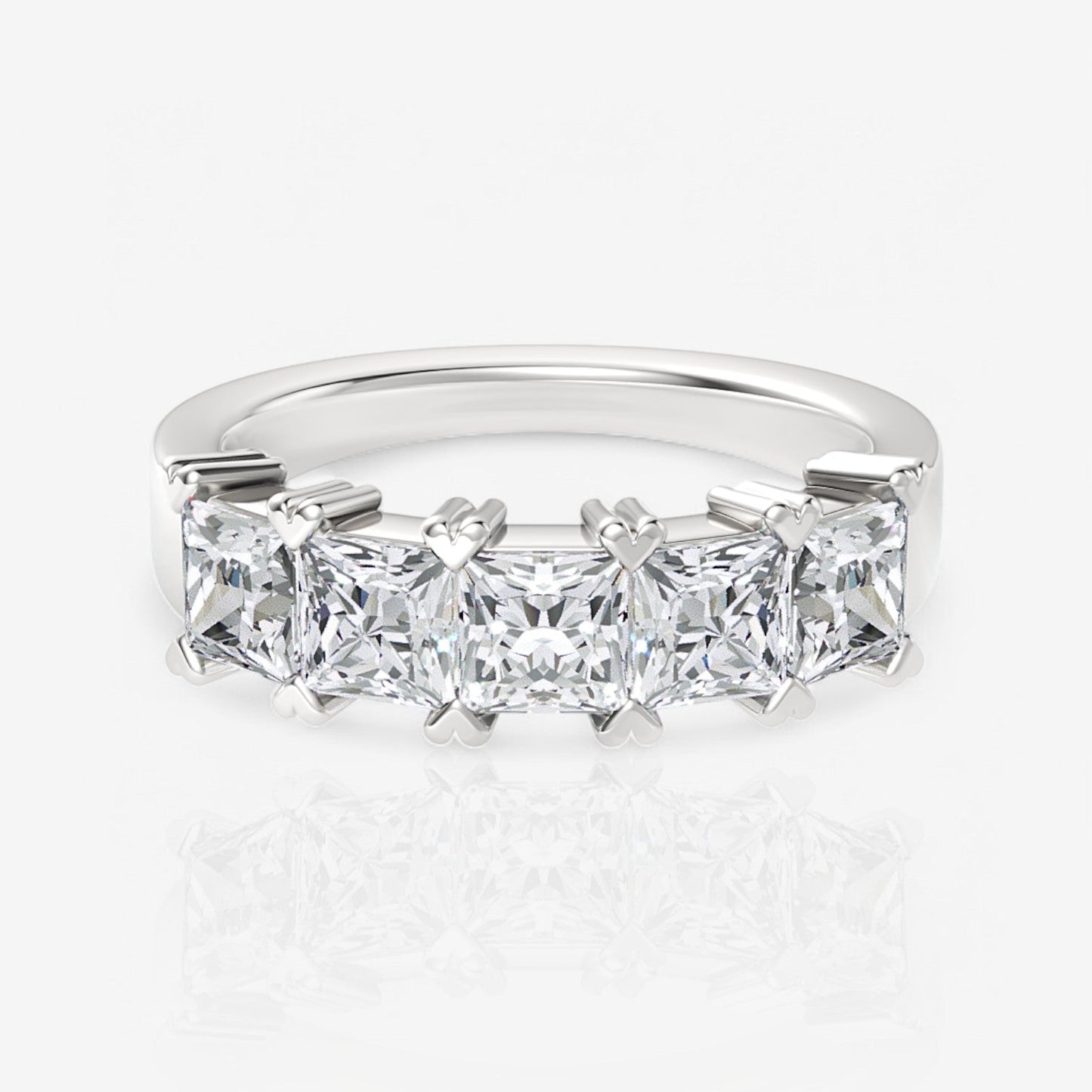 14kt white gold/18kt white gold/platinum/3.00/top
