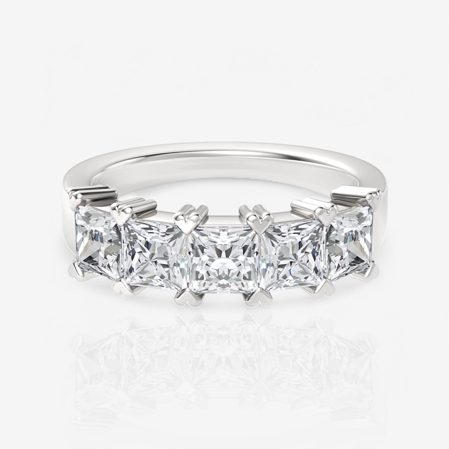 14kt white gold/18kt white gold/platinum/2.00/top