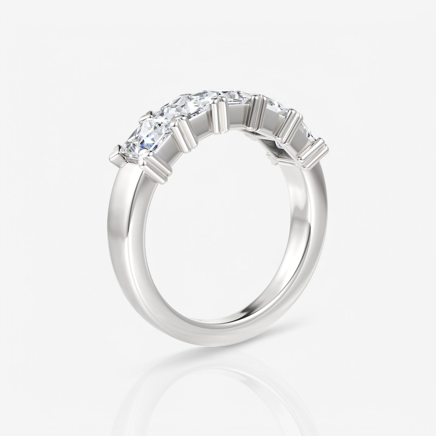 14kt white gold/18kt white gold/platinum/3.00/side