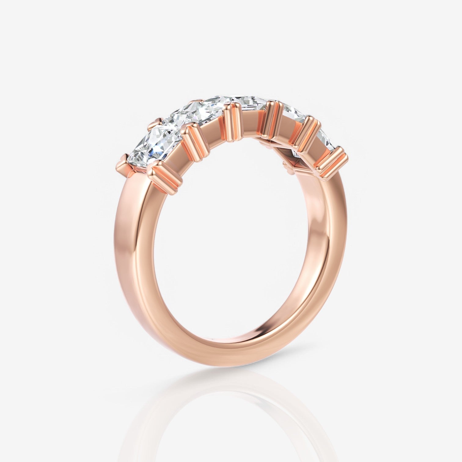 18kt rose gold/3.00/side