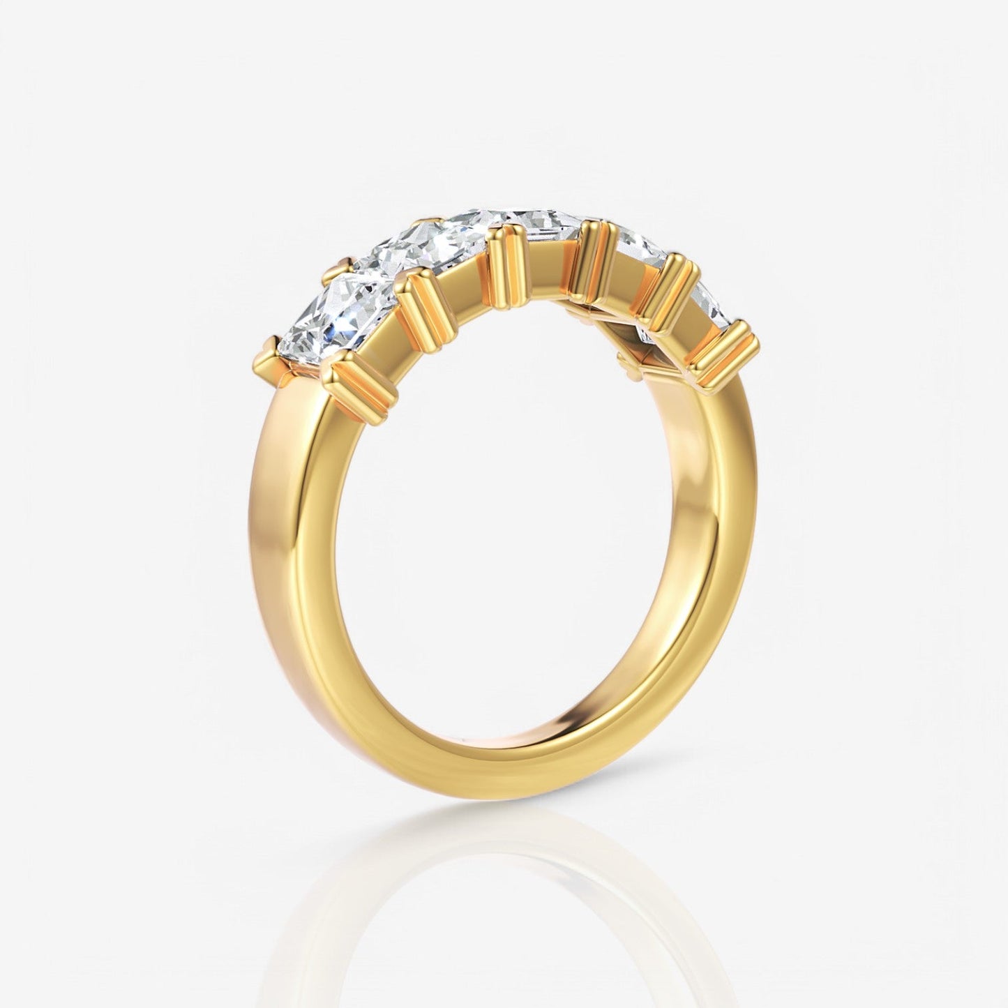 18kt yellow gold/2.00/side