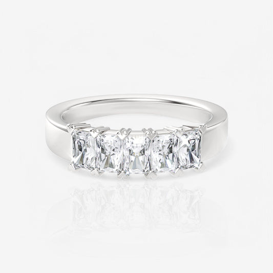14kt white gold/18kt white gold/platinum/0.50/top