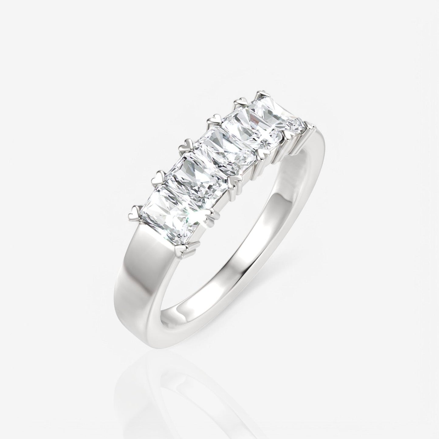 14kt white gold/18kt white gold/platinum/1.00/front